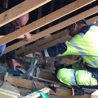 Réparation de charpente